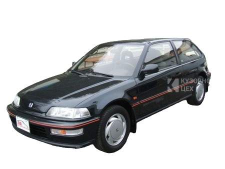 Хонда Civic 4, рестайлинг Хэтчбек